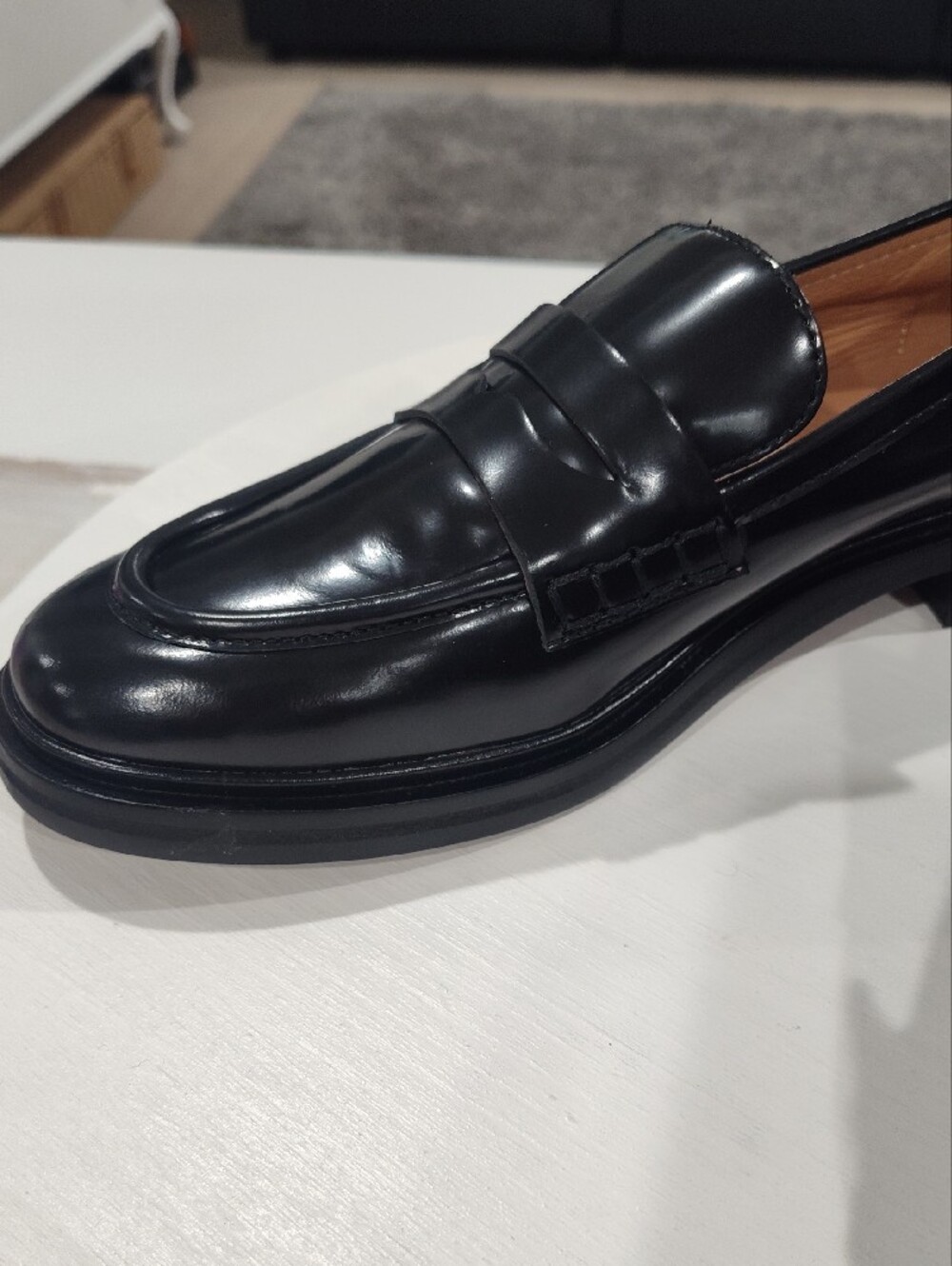 Madewell Vernon Loafer In Classic Black Size 10 - Picture 8 of 14